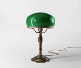 Veioza, Lampa de masa vintage Mushroom Lamp verde