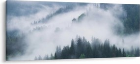 Tablou - Copacii în ceață (120x50 cm)