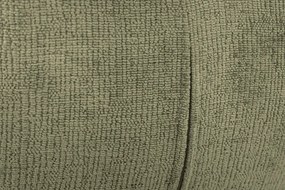 Set de 2 scaune pivotante, Metal Negru, Chenille Verde, UNIQUE A-46320 VC