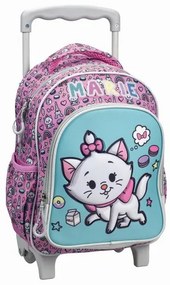 Disney Marie Dreams rucsac cu roți pentru grădiniță, geantă 30 cm