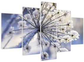 Tablou - Flori înghețate (150x105 cm)