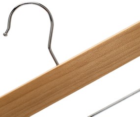 Umerase Pantaloni din Lemn cu Clipsuri metalice, Natur, UUUM27