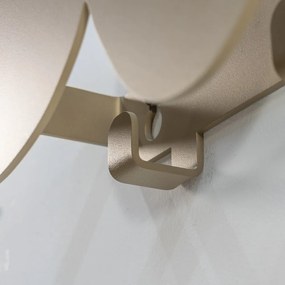 Cuier de perete bej din metal 80 cm Tumulo – Spinder Design