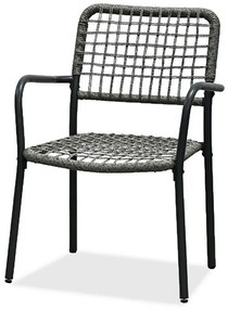 Autronic Set de grădină 1+2, metal, polyrattan,gri , AZ-L1103 GREY