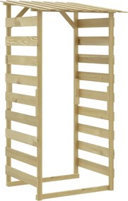 vidaXL Pergolă cu acoperiș, 100x90x200 cm, lemn de pin tratat