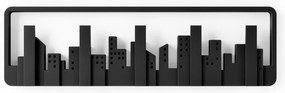 Cuier de perete negru din plastic Skyline – Umbra
