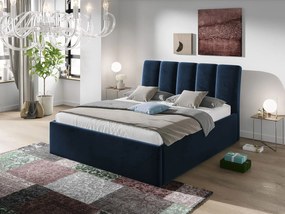Pat tapițat cu sp. depozitare Milo (140x200) (Fresh 11). Promo -17%. 1059961
