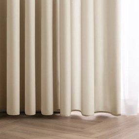 Draperie crem dimout (semi-opacă) 140x250 cm Carli Tie – Restilo