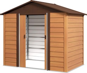 Outsunny Magazie de Grădină din Oțel cu Uși Glisante Duble 236x196x208 cm | Aosom Romania