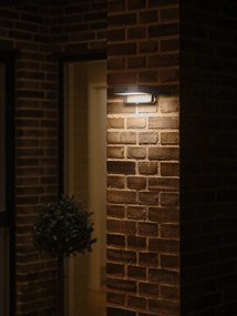 Aplica solara cu senzor de miscare, protectie IP44, Saulio negru