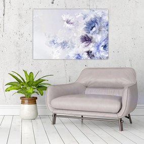 Tablou - Flori,pictură texturată (90x60 cm)