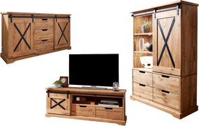 Set lemn masiv living Denver