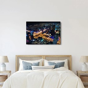Tablou cu oraș nocturn (90x60 cm)