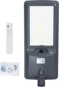 Aigostar - Lampă stradală solară LED cu senzor/400W/3,2V 4800mAh + telecomandă