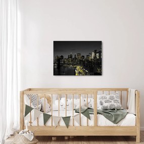 Tablou cu metropolă nocturnă (70x50 cm)