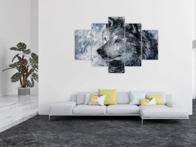 Tablou - Lupul din desene animate (150x105 cm)