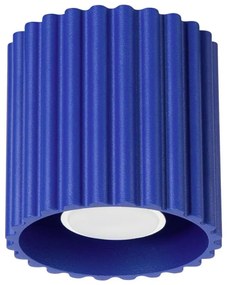 Sollux SL.1809 - Lampă spot AURA 1xGU10/10W/230V, 10 cm, albastră