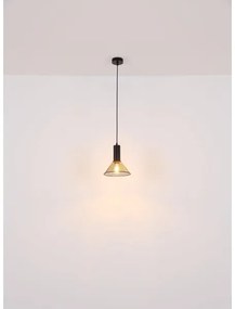 Lustră pe cablu JEDD 1xE27/60W/230V negru Globo 15648H1