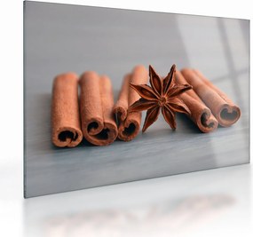 Tablou pe sticlă cu scorțișoară (70x50 cm)