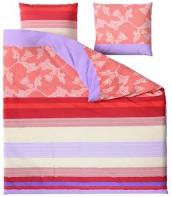 Lenjerie din bumbac Renforce IMARA rosie Dimensiune lenjerie de pat: 2 buc 80 x 80 cm | 200 x 200 cm