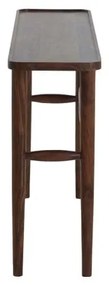 Masă consolă maro din lemn masiv de acacia 30x120 cm Qiano – Light &amp; Living