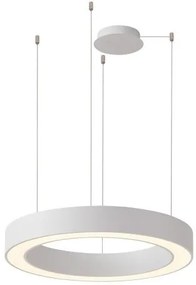 Lustra LED XXL cu telecomanda design circular MARCO 120 CCT WH