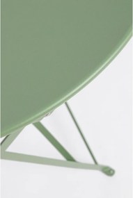 Set de dining pentru grădină verde salvie din oțel pentru 2 persoane Austin – Bizzotto