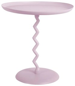 Măsuță auxiliară rotundă din metal ø 40 cm Zig Zag – Leitmotiv