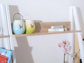 Masă PC Dylen (stejar + alb). 1109741
