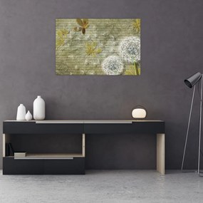 Tablou - Păpădii suflate de vânt (90x60 cm)