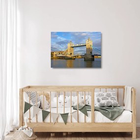 Tablou pe sticlă - Tower Bridge (70x50 cm)