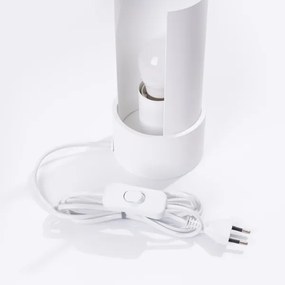 Lampă de masă Sollux SL.1675 FLASH 1xE27/15W/230V alb