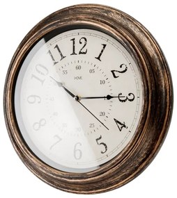 Ceas de perete d. 40 cm 1xAA bronz/alb