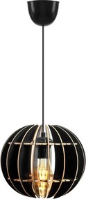 Lustra 390FLH1513, negru, 20x20x60 cm