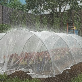 Outsunny Prelată impermeabilă 3 x 5 m, PE robust 140 g/m², rezistentă la rupere | Aosom Romania