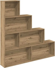 vidaXL Bibliotecă, stejar artizanal,157x24x160 cm, lemn prelucrat