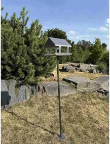 Suport pentru hrănitoare pentru păsări 120 cm, corten CORGARDEN 1042