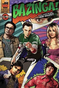 Poster de artă Teoria Big Bang - Bazinga, (26.7 x 40 cm)