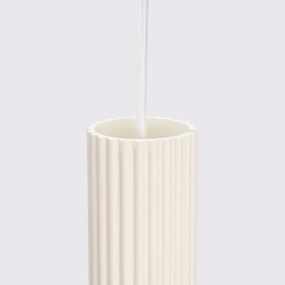 Lustră pe cablu Sollux SL.1594 KARBON 3xGU10/10W/230V crem