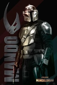 Poster Star Wars: The Mandalorian - Mando, (61 x 91.5 cm)