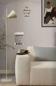 Lampadar/Lampa de podea din metal Lisbon soft green