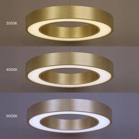 Lustră LED UNION pe cablu, 40 W, 230 V, 3000/4000/6500 K, Ø 40 cm, auriu