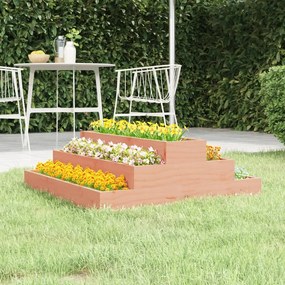 vidaXL Jardinieră, 80x80x27 cm, lemn masiv douglas
