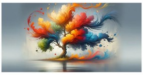 Tablou copacul vieții fantastic în culori