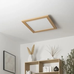 Panou LED RGBW dimabil Eglo SALOBRENA-C LED/21W/230V 2700-6500K maro + telecomandă