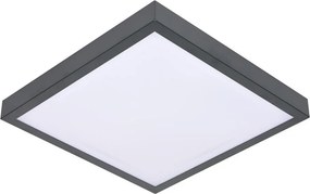 Plafonieră VITALI 2xE27/60W/230V 33x33 cm antracit