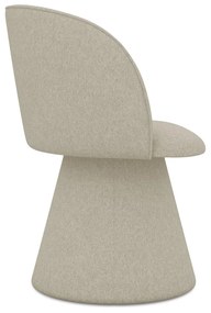 Scaun de sufragerie bej tapițat Maia – Makamii