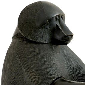 Lampa de masa LUX, statueta decorativa din bronz, Art Deco Monkey 106931 HZ