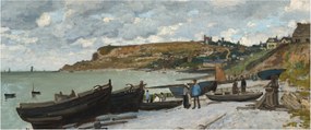 Tablou - Claude Monet, Sainte Adresse, reproducere (120x50 cm)