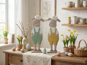 Decoratiune de Paste FELT LAMB 50 cm - mai multe culori Culoare: Verde